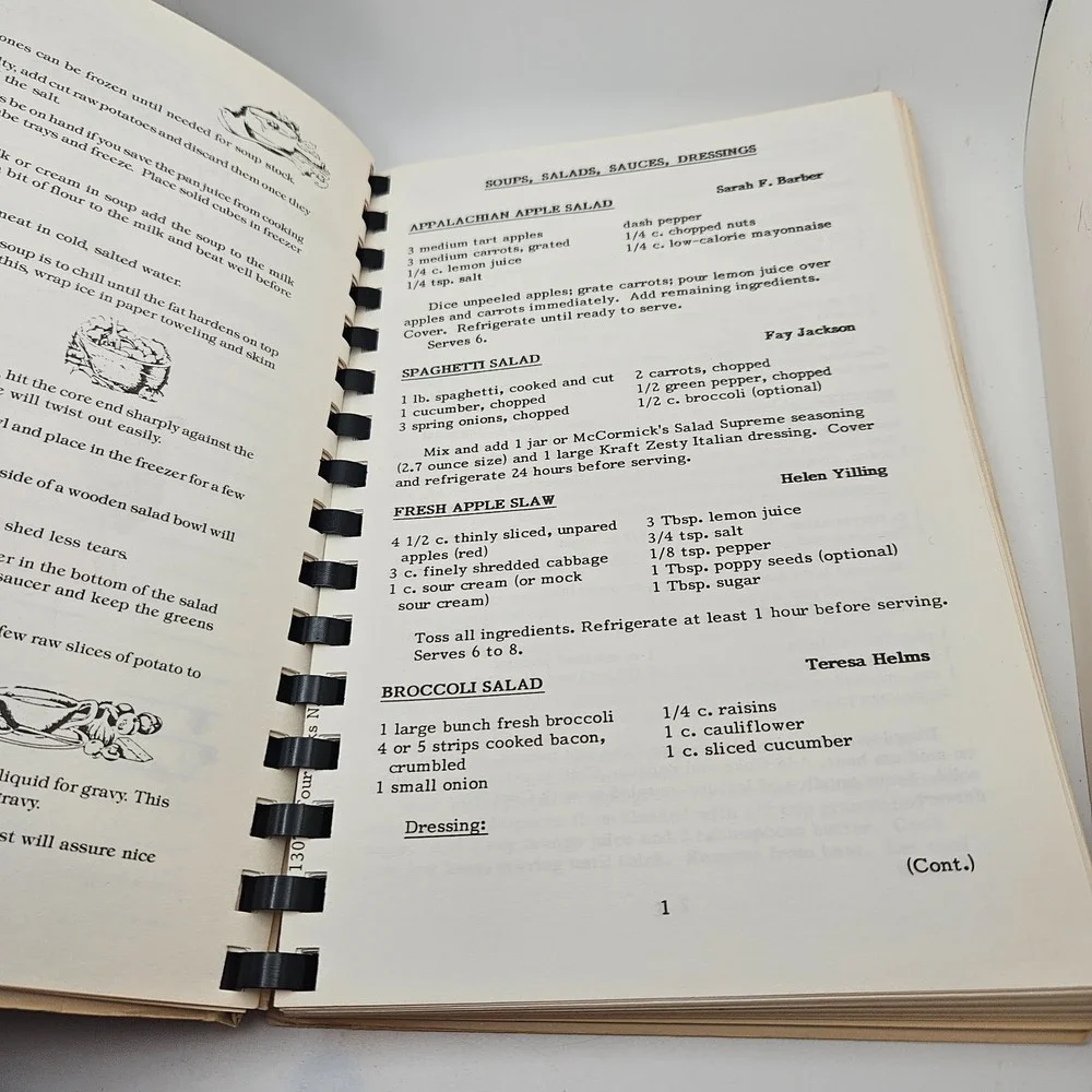 VTG Four Oaks United Methodist Church Cookbook Family Affair 100th Anniversary